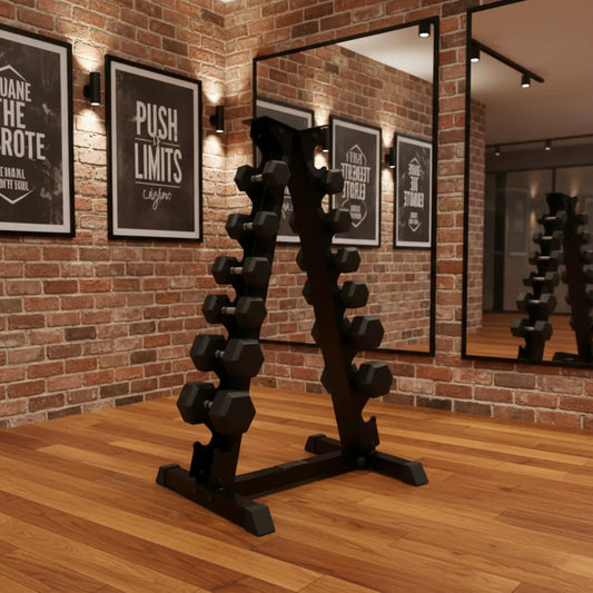 Gym Gear A Frame Hex Dumbbell Rack | UK Delivery