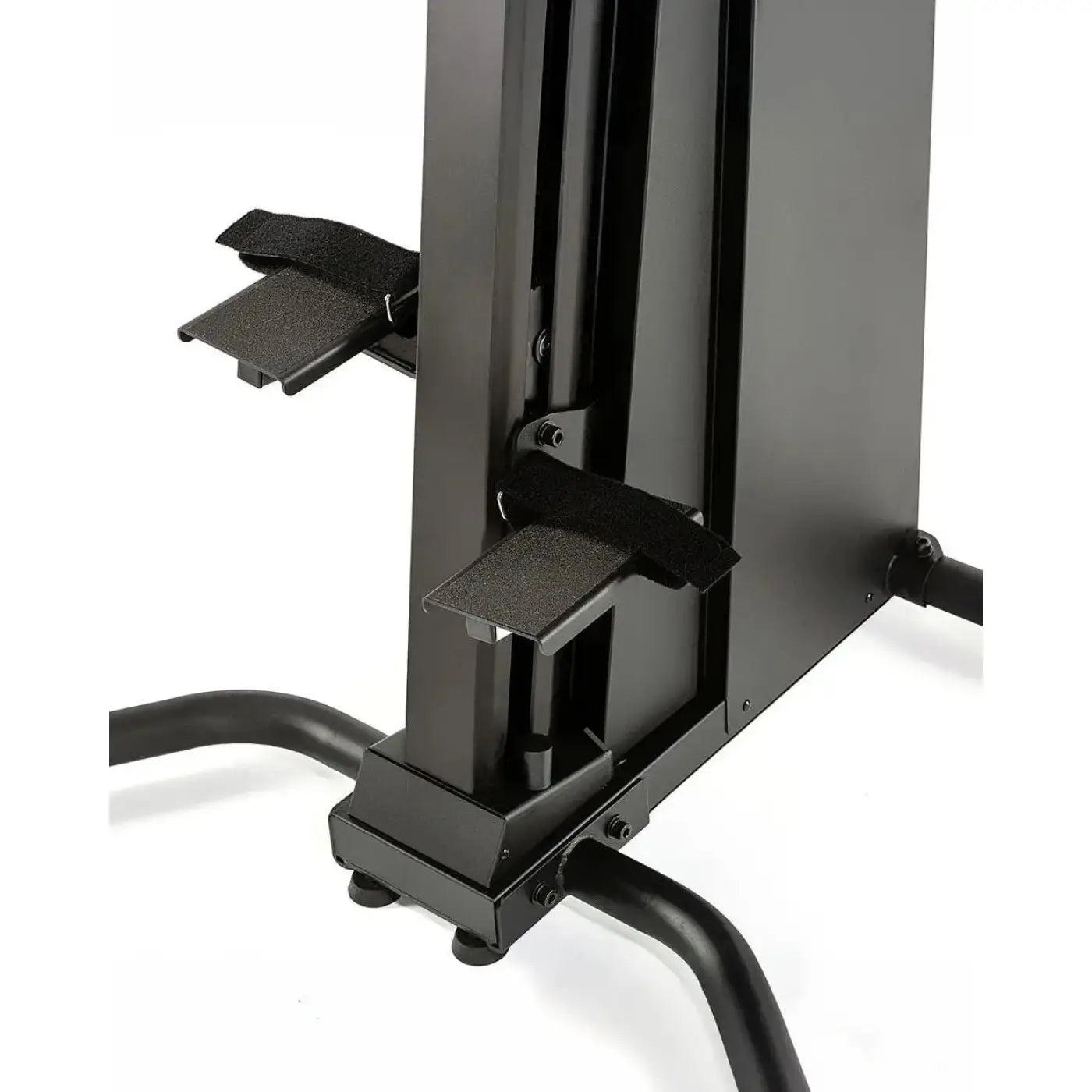 Black metal Gym Gear Ascend 2.0 vertical climber with textured foot pedals and adjustable straps for home gym cardio use