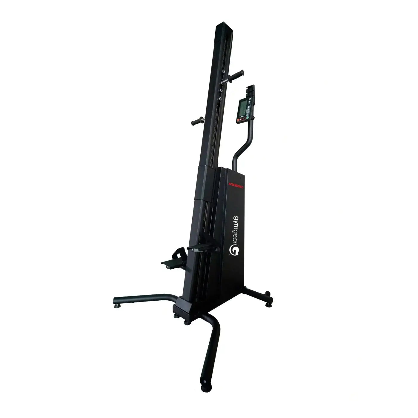 Gym Gear Ascend 2.0 vertical climber black gymglo pull-up machine with digital display and adjustable height for home cardio