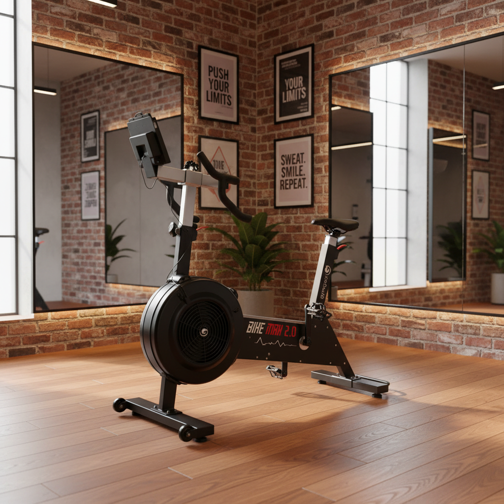 Gym Gear Bike Max 2.0 Upright Exercise Bike, Home Gym, UK - Exercise Bikes