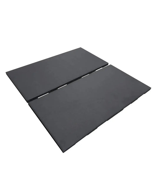 Gym Gear Black Rubber Tiles 20mm & 30mm| Home Workout