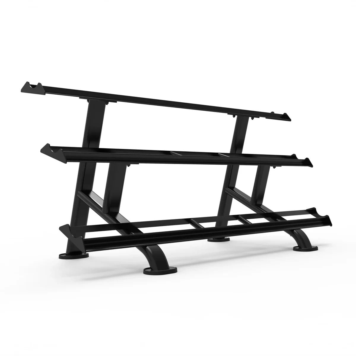 Gym Gear Classic Series 3 Tier Dumbbell Rack without Saddles - Storage