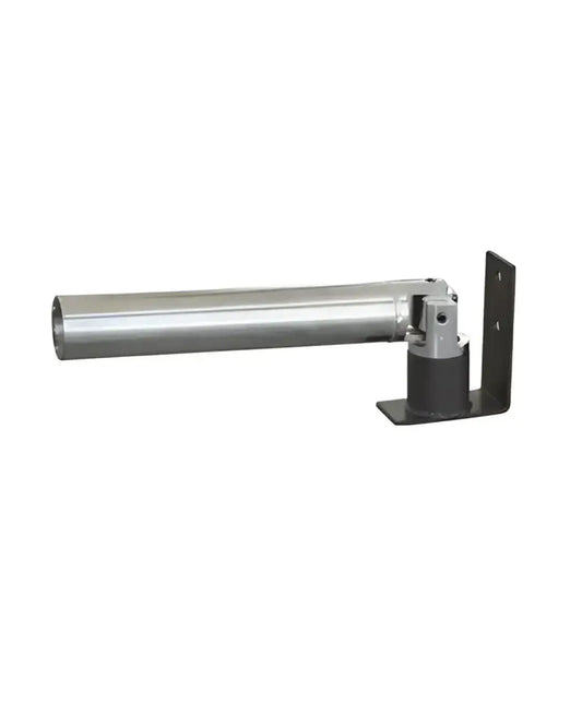Gym gear core trainer fulcrum set featuring a silver metallic cylindrical arm with black mounting bracket uk delivery