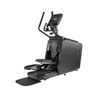 Black metallic gym gear e8 cross trainer elliptical with digital display and adjustable handlebars for home gym use in uk