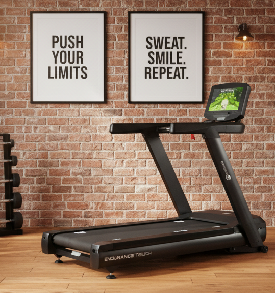 Gym Gear Endurance Touch Fitness Motorised Treadmill, Home Gym, UK - Treadmill