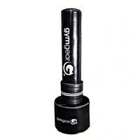 Black gymgear free standing punching bag with sleek cylindrical design and reinforced base for uk delivery