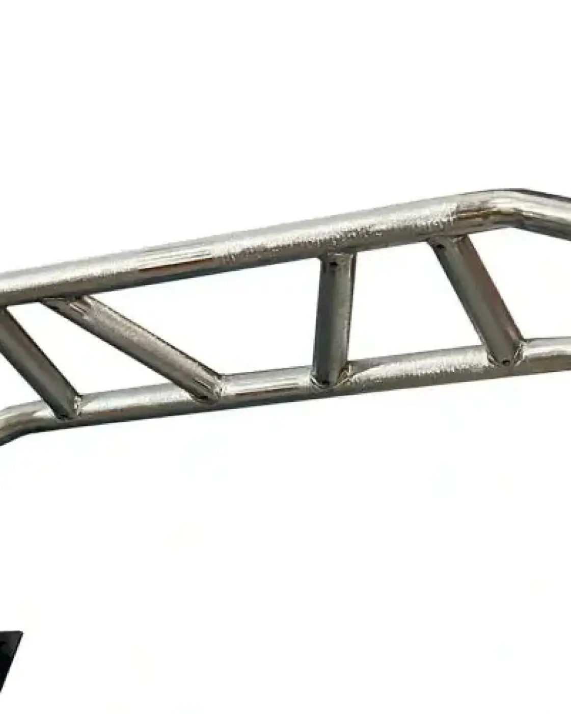 Stainless steel gym gear multi grip chin up bar ladder style rack with polished finish and reinforced diagonal supports