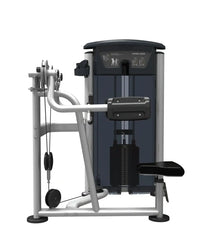 Silver and black Gym Gear Perform Series lateral raise exercise machine with sleek modern design for UK delivery