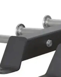 Black metal gym gear power band peg arms with silver cylindrical rollers and bolted joints uk delivery