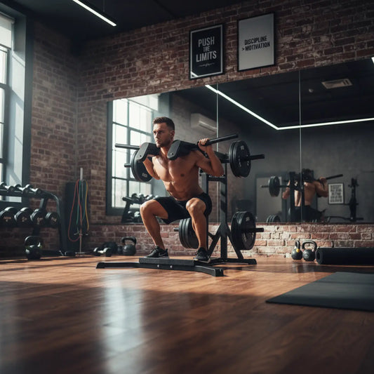Gym Gear Pro Plate Loaded Leverage Squat/Calf Raise | Uk Delivery