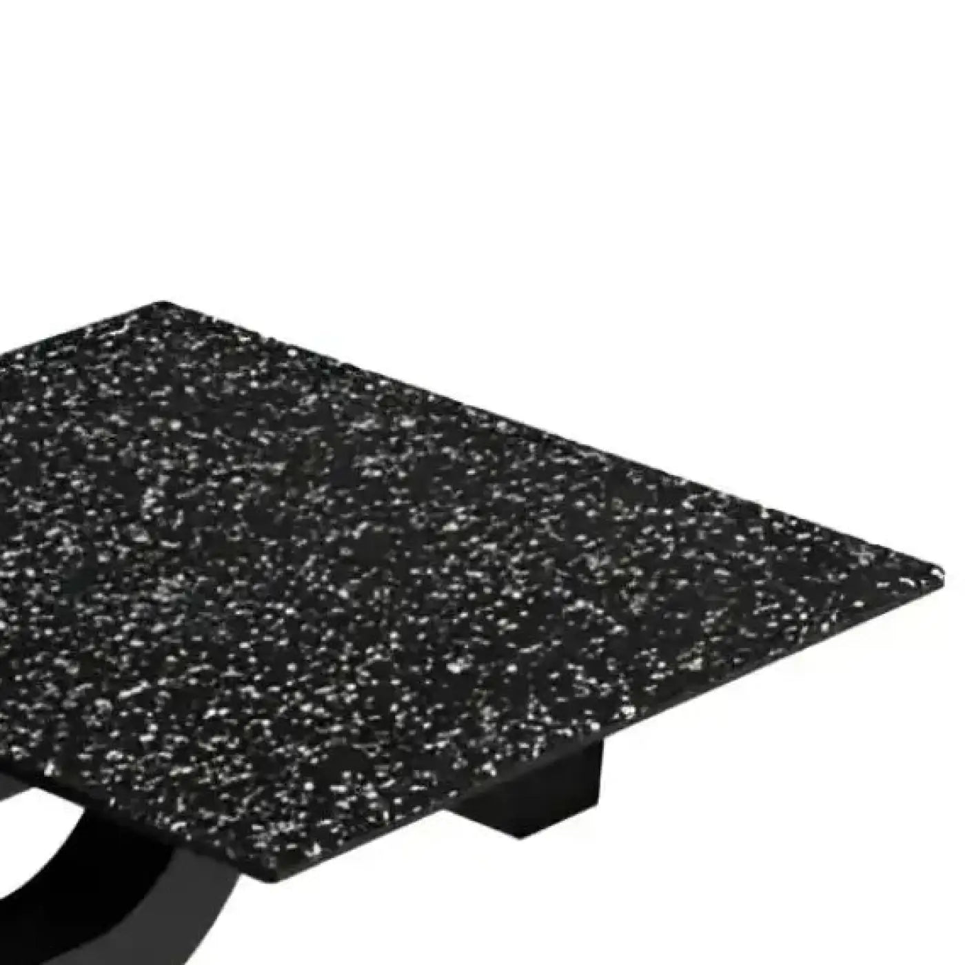 Gym gear step-up platform attachment with black speckled tabletop and modern minimalist design for uk delivery