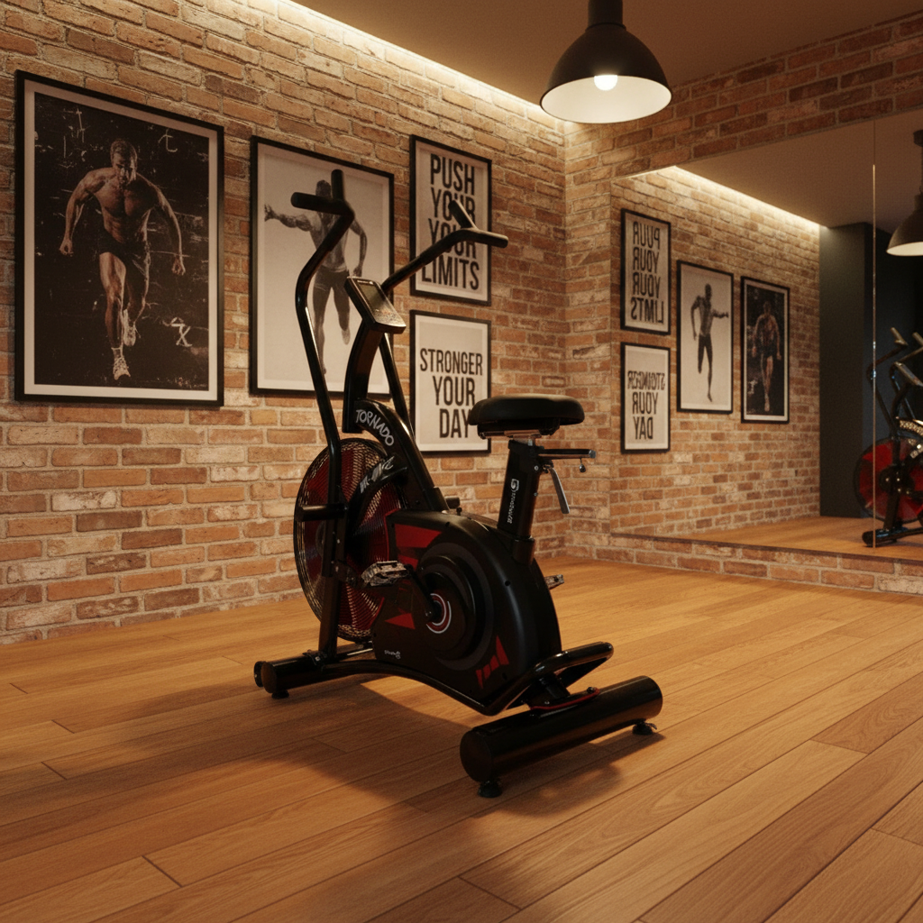 Gym Gear Tornado Air Assault Bike, Home Gym HIIT Cardio, UK - Exercise Bikes