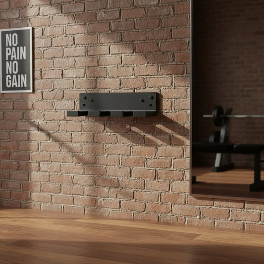 Gym Gear Wall Mounted Olympic Bar Holder | UK Delivery