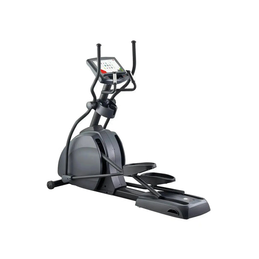 Black gym gear x98e cross trainer elliptical trainer with digital display and adjustable handlebars for home workouts