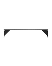 Black metal ladder side bar bracket with triangular support ends for 168 cm ladder uk delivery