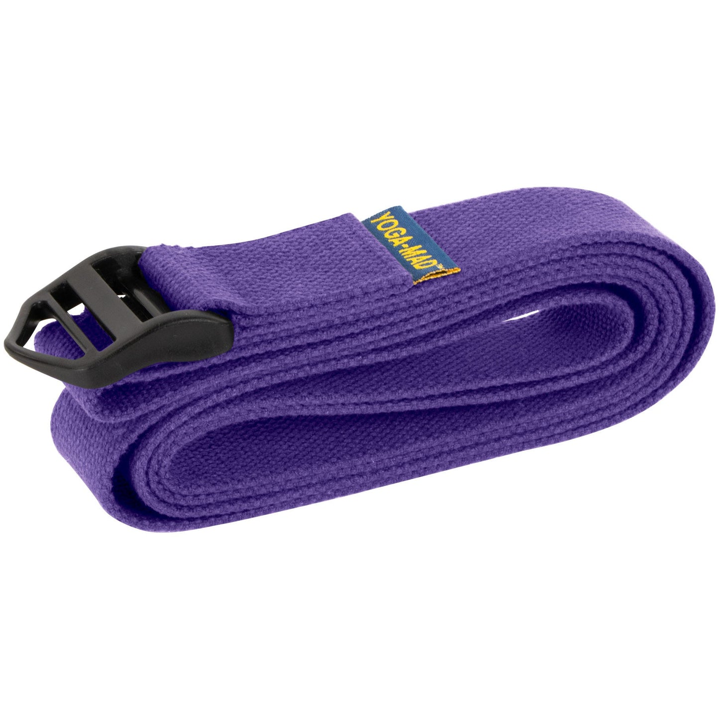 Organic Cotton Cinch Yoga Belt - 2m - Purple - Studio Accessories