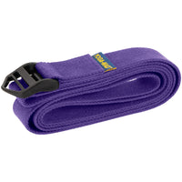 Organic Cotton Cinch Yoga Belt - 2m - Purple - Studio Accessories