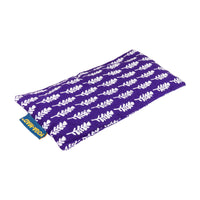 Patterned Cotton Yoga Eye Pillow - Purple Leaf - Studio Accessories