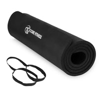 Pilates Mad Core Fitness Mat - 10mm in Blue - Blue - Studio Accessories