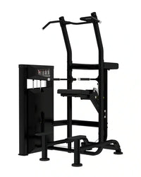 Black metal multifunctional platinum series gym machine with adjustable bench and pull-up bars for home gyms