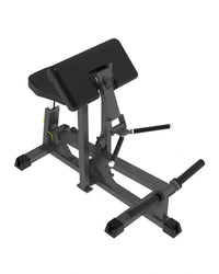 Black metal adjustable backrest pro series plate loaded bicep curl machine with padded seat and handlebars uk delivery
