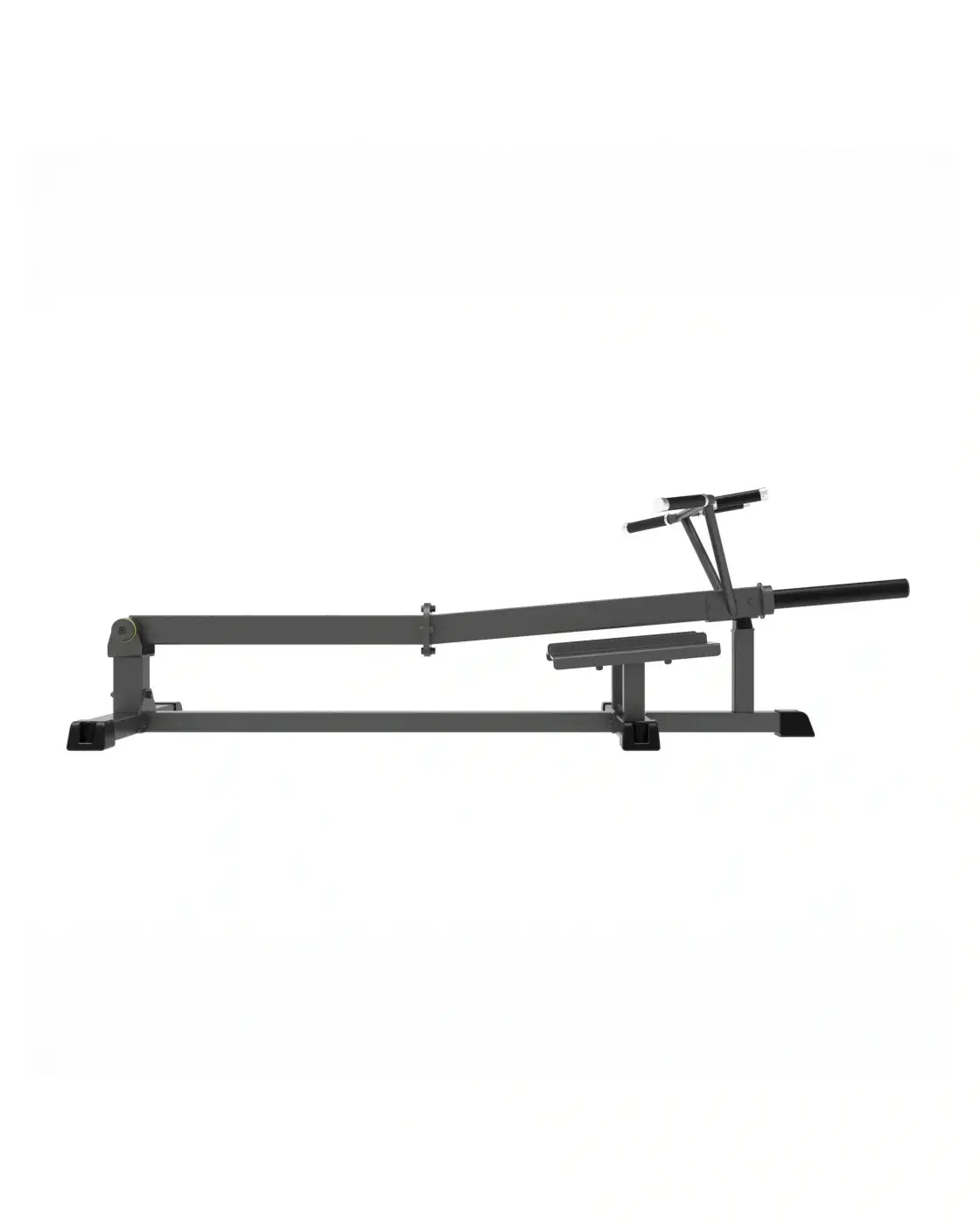 Black metal pro series plate loaded t-bar row machine with adjustable seat and handlebars uk delivery available
