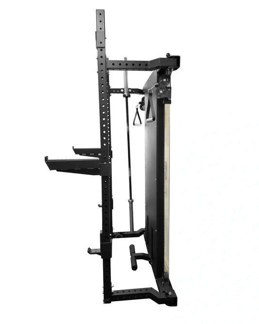Rhino Compact | Dual Adjustable Pulley & Folding Half Rack