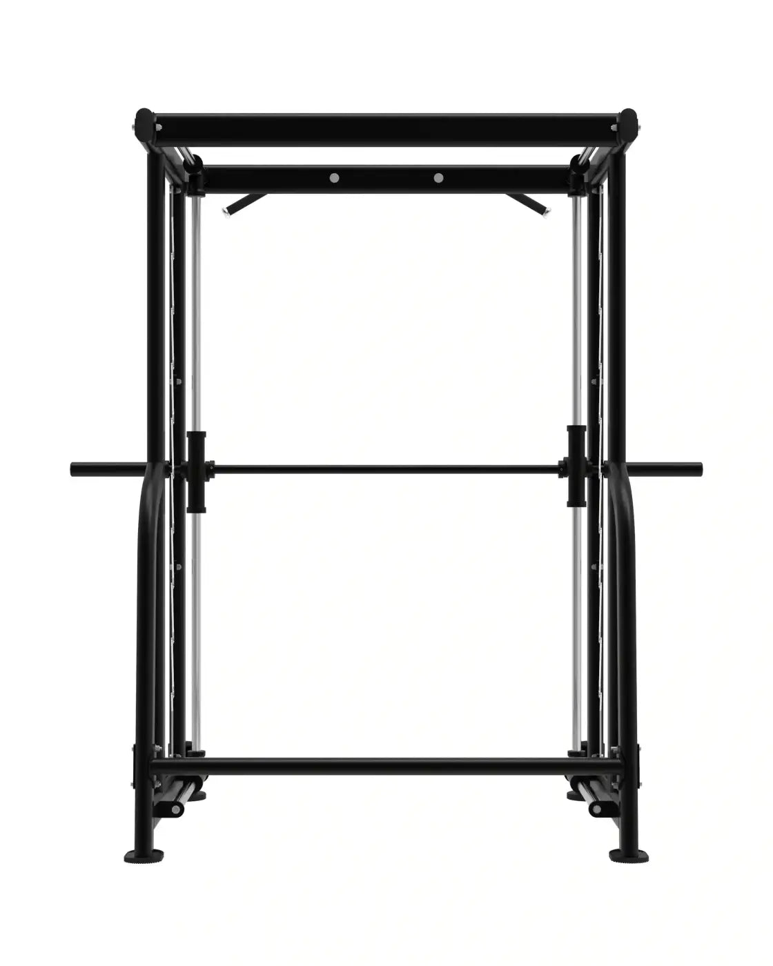 Black metal elite series 3d smith machine with horizontal barbell for home gyms use
