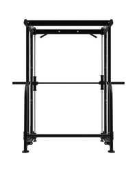 Black metal elite series 3d smith machine with horizontal barbell for home gyms use