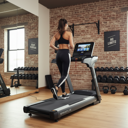 Sprint LCE Light Commercial Treadmill | 16" Touchscreen & Zwift Compatible