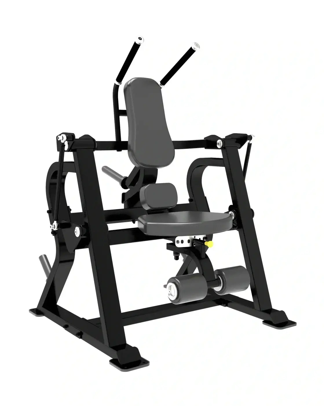 Sterling Series black and gray abdominal exercise machine with adjustable backrest seat and weight plates for UK delivery