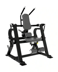 Sterling Series black and gray abdominal exercise machine with adjustable backrest seat and weight plates for UK delivery
