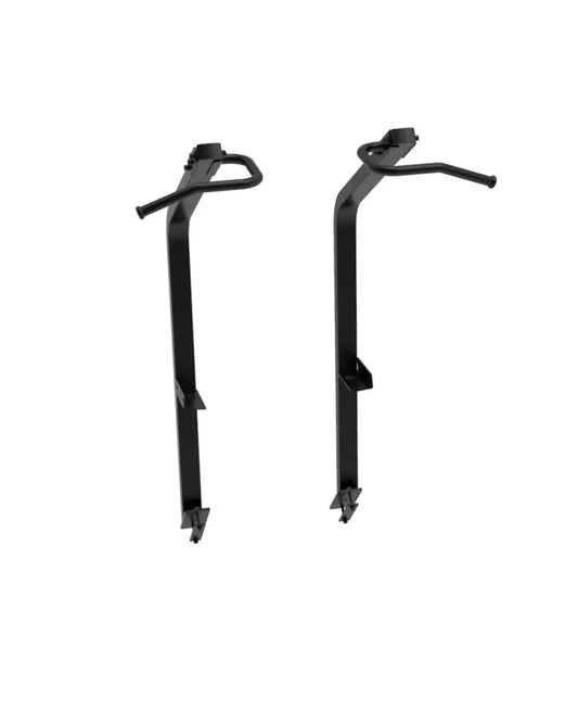 Black metal sterling series chin up attachment bike rack arms with curved handles and angled mounting feet uk delivery