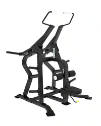 Black metal sterling series back extension machine with adjustable handles and padded seat built for home use