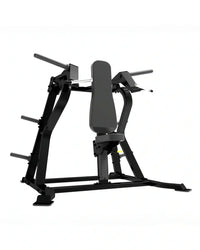 Black metal sterling series shoulder press machine with padded seat and backrest for uk delivery