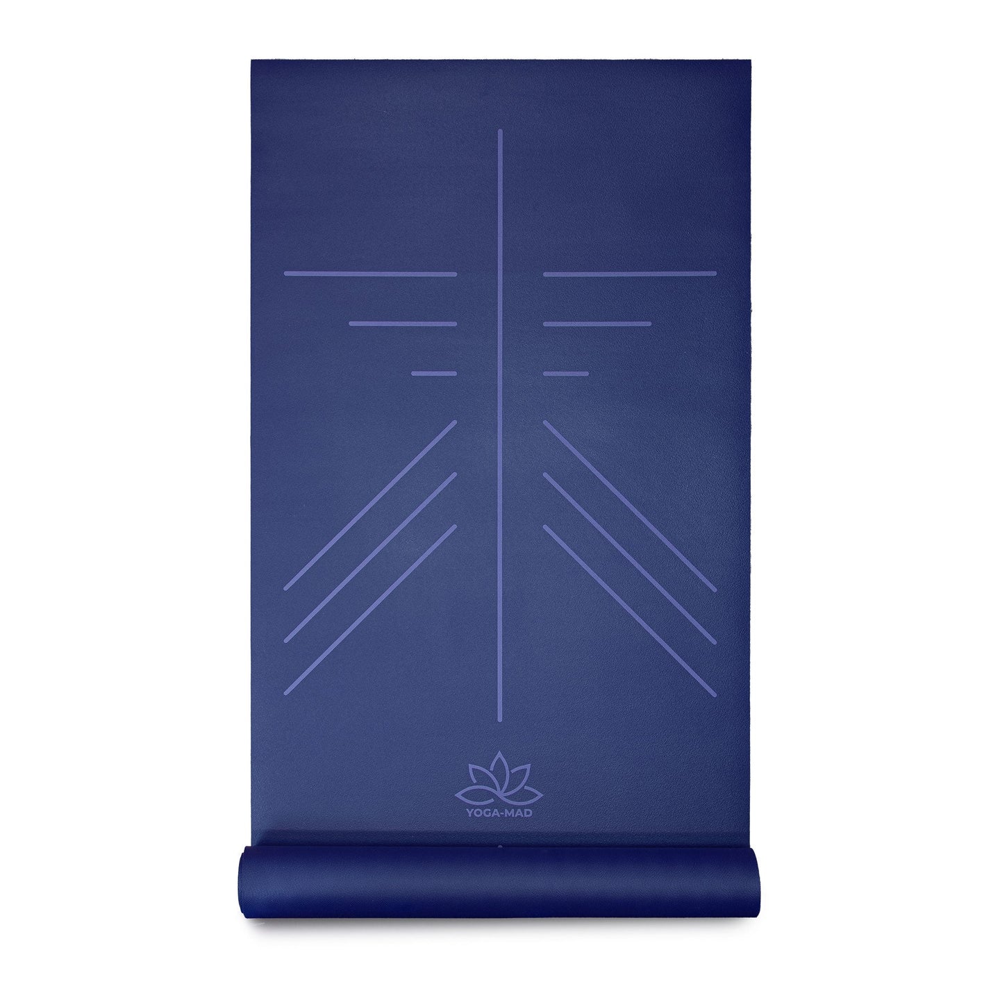 SureGrip Eco Alignment Yoga Mat - 4mm - Blue - Studio Accessories