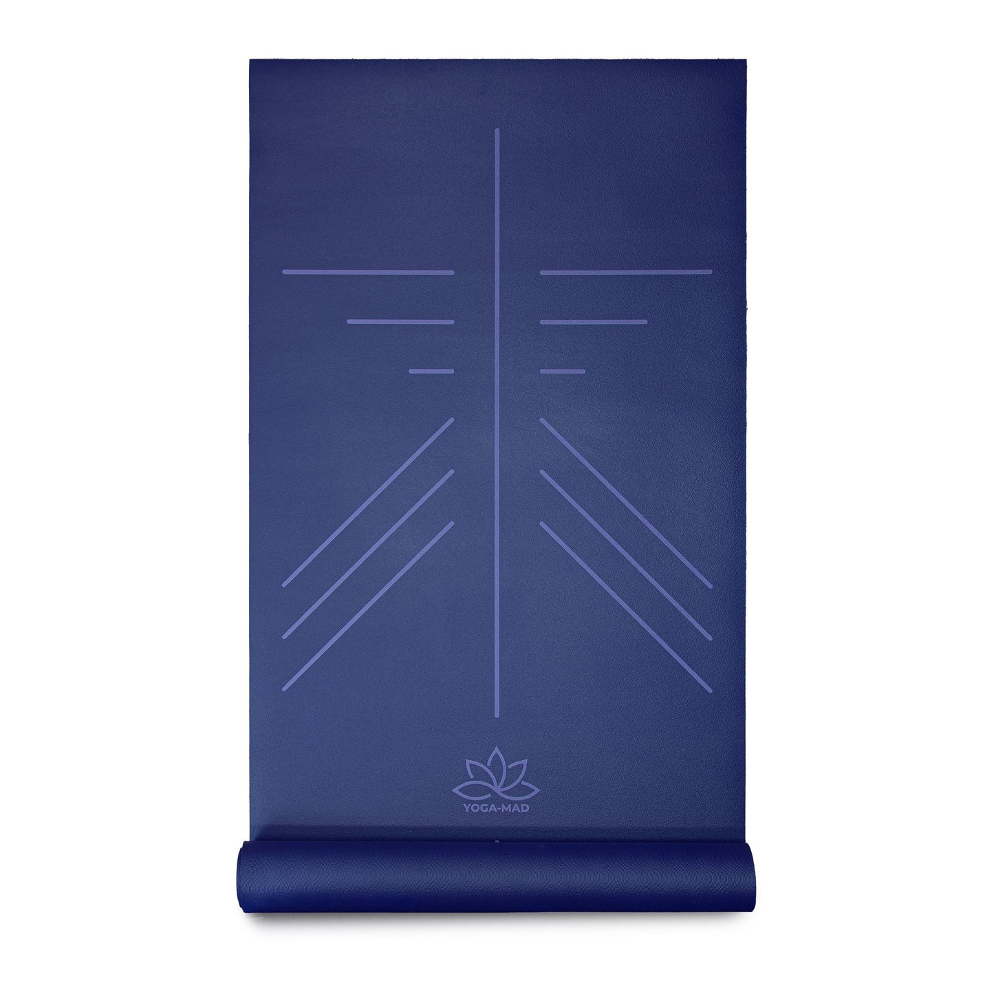 SureGrip Eco Alignment Yoga Mat - 4mm - Blue - Studio Accessories