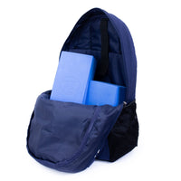 Yoga Backpack Navy in Blue Leaf - Studio Accessories
