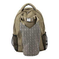 Yoga Backpack Navy in Blue Leaf - Studio Accessories