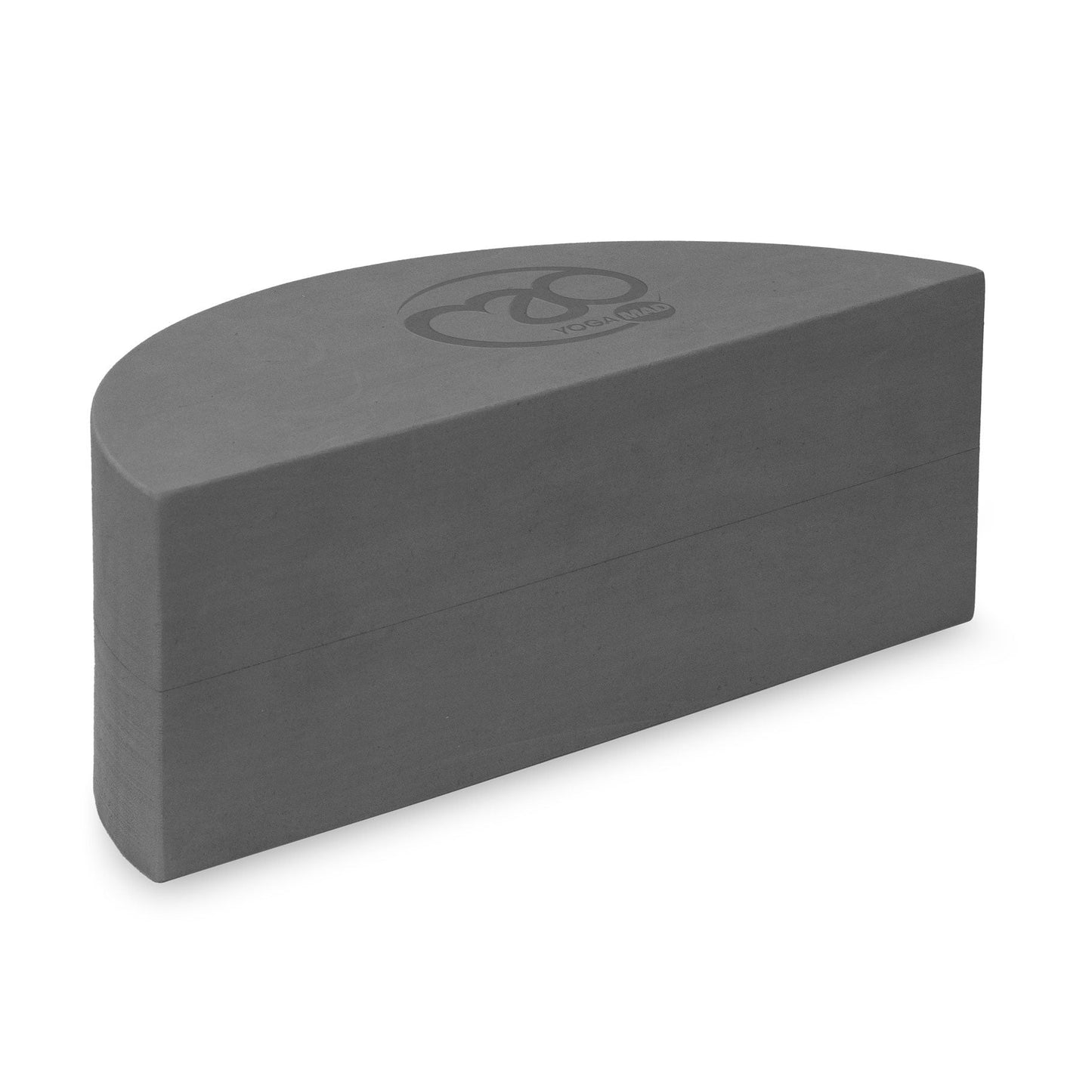 Yoga Mad - Yoga Crescent Block in Grey - Studio Accessories