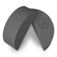 Yoga Mad - Yoga Crescent Block in Grey - Studio Accessories
