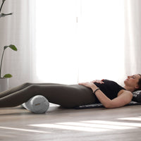 Yoga Mad - Mini Buckwheat Yoga Bolster in Graphite - Studio Accessories