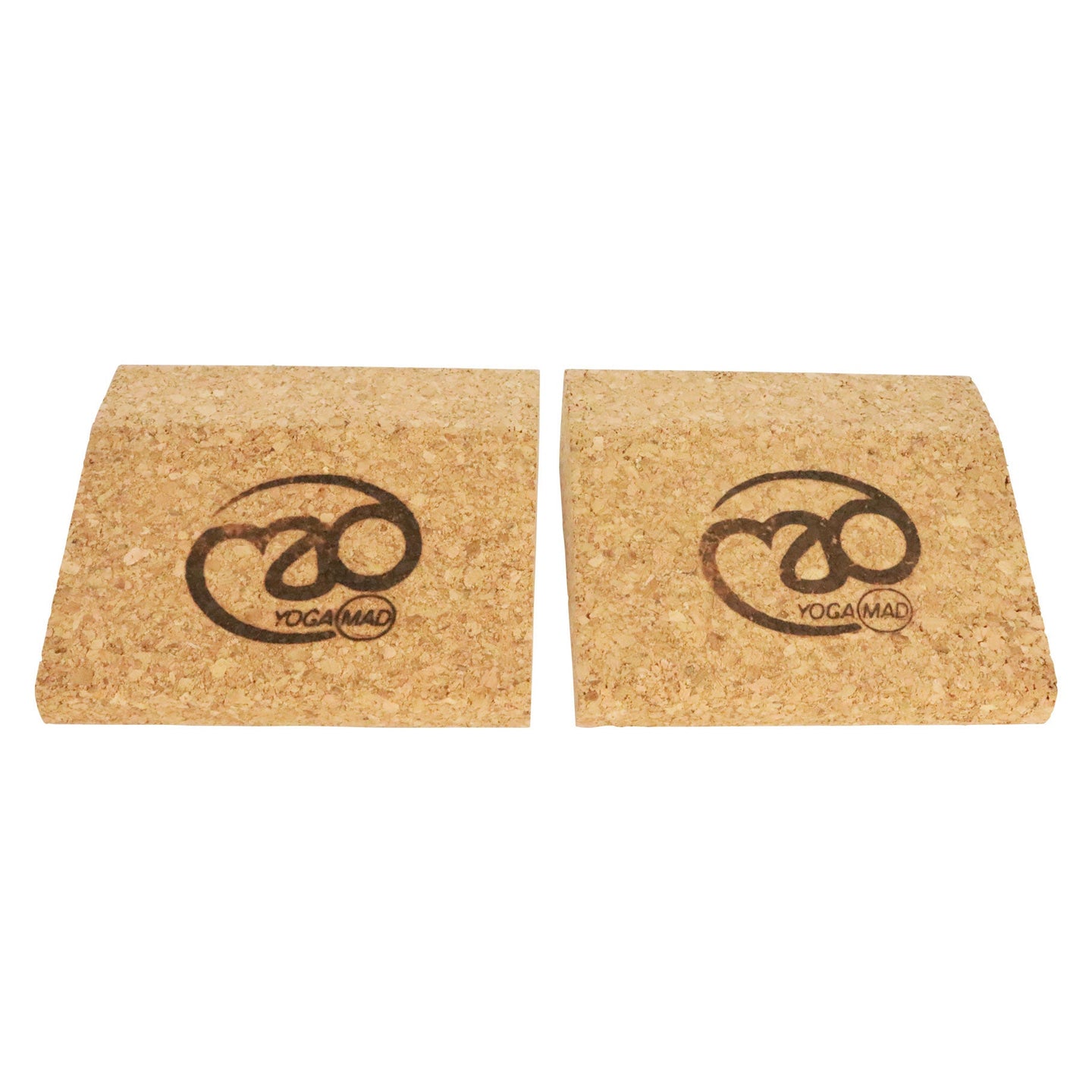 Yoga Mad - Mini Cork Yoga Wedge - Pair - Studio Accessories