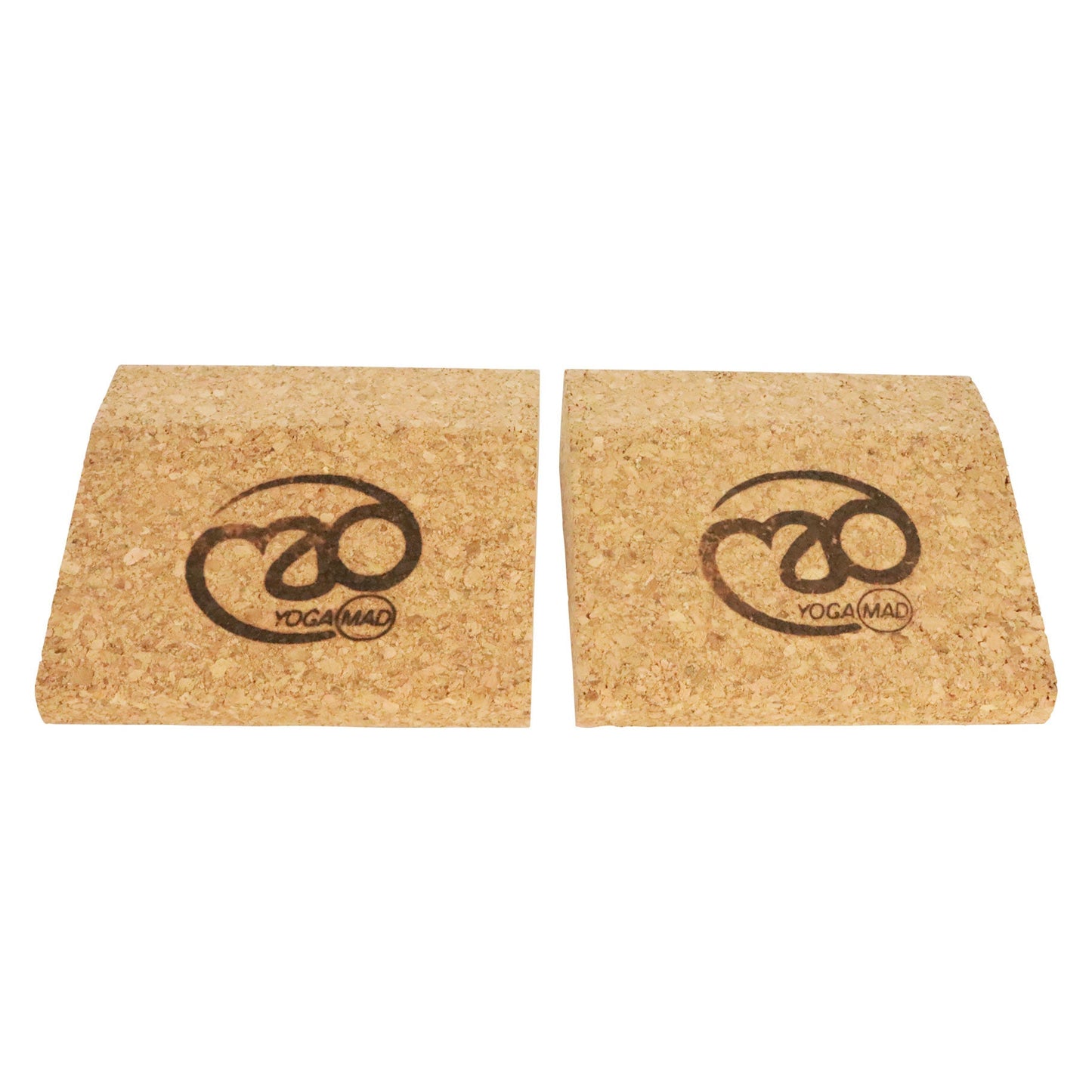 Yoga Mad - Mini Cork Yoga Wedge - Pair - Studio Accessories