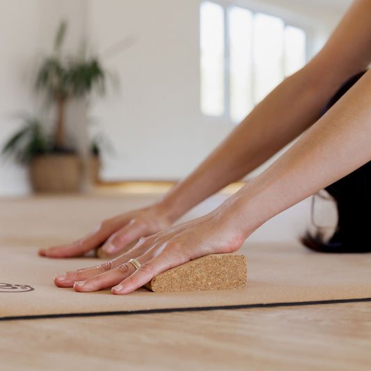Yoga Mad - Mini Cork Yoga Wedge - Pair