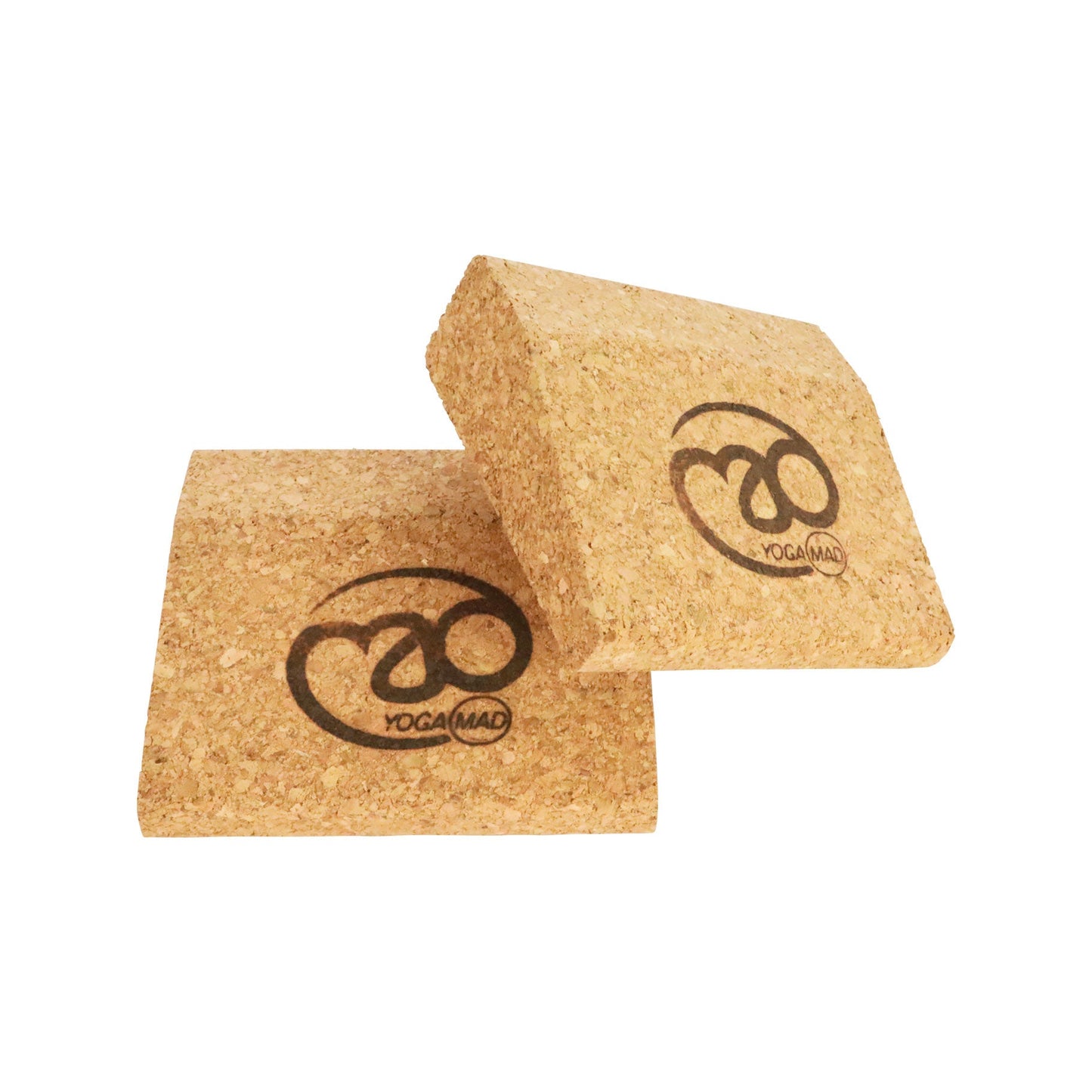 Yoga Mad - Mini Cork Yoga Wedge - Pair - Studio Accessories