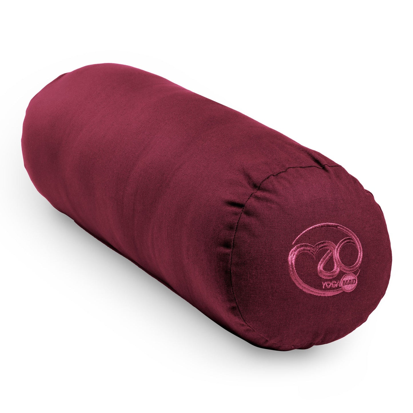 Yoga mad - Organic Cotton Yoga Bolster - Plum - Studio Accessories