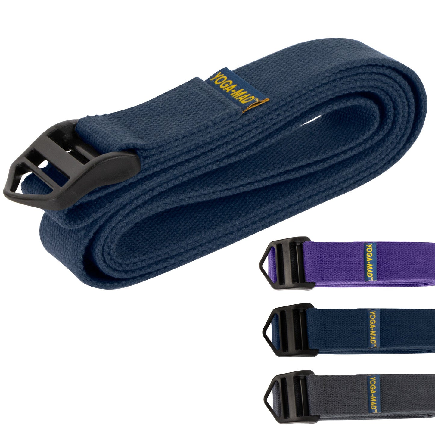 Yoga Mad - Organic Cotton Cinch Yoga Belt - 2.5m - Studio Accessories