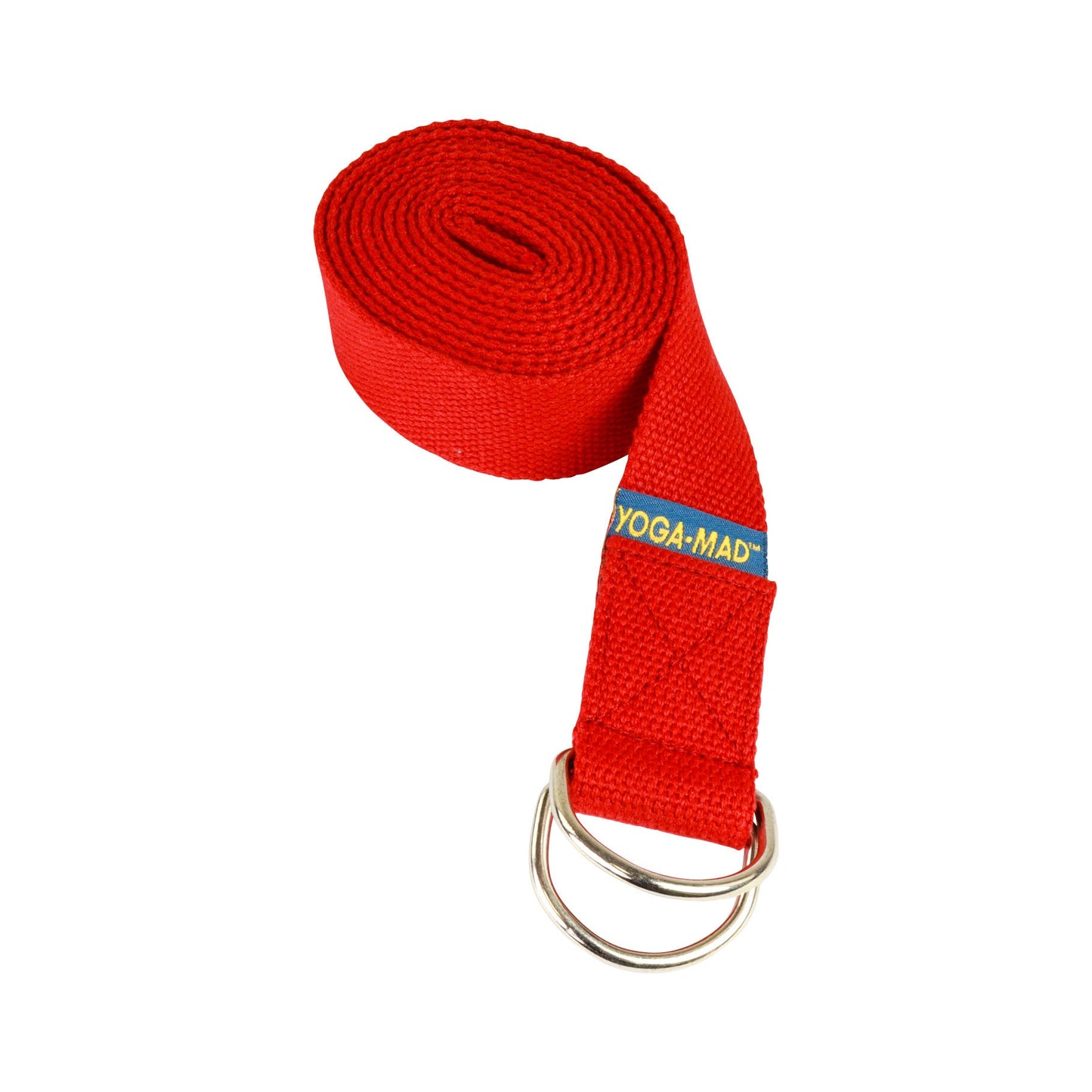 Yoga Mad - Organic Cotton D-Ring Yoga Belt - 2m - Studio Accessories