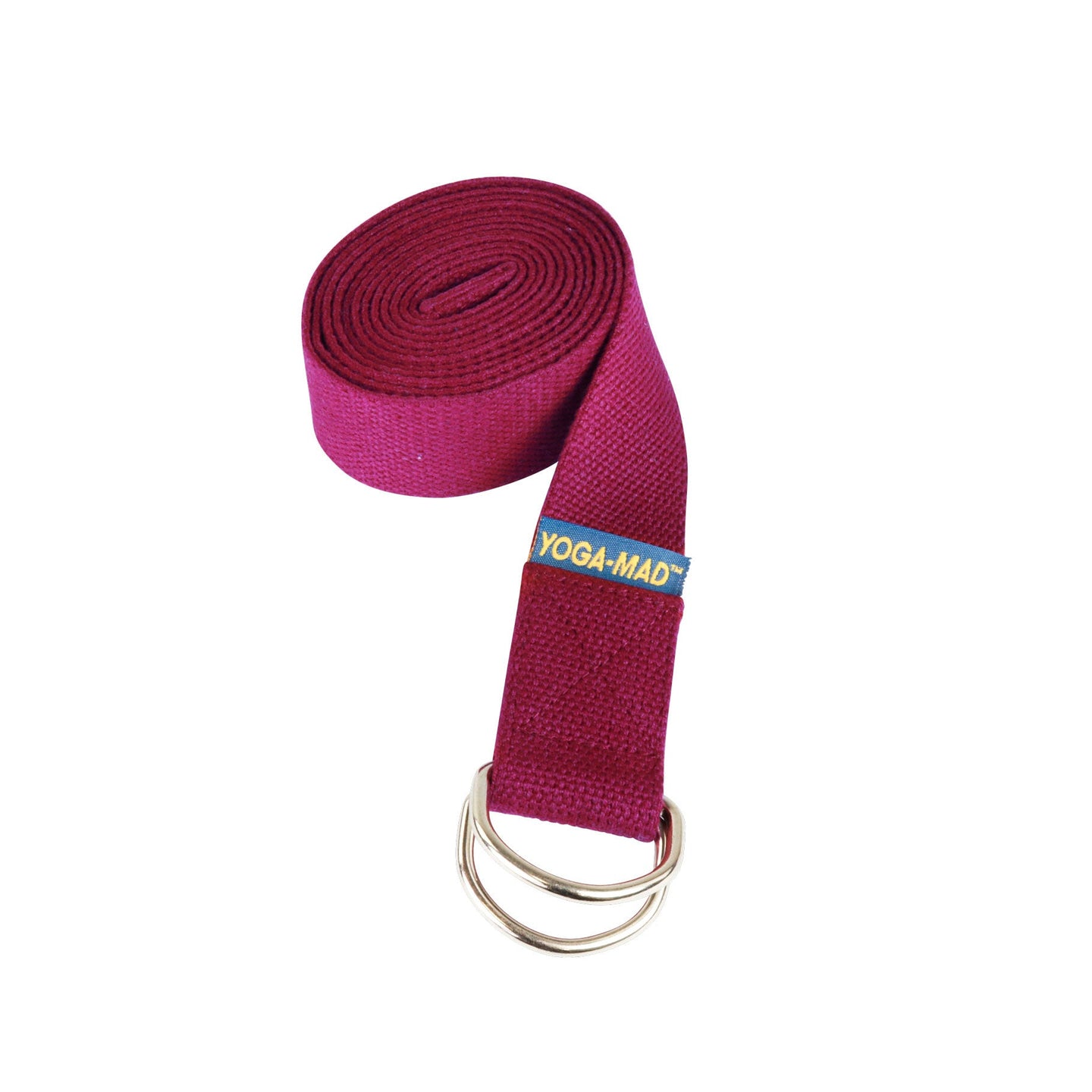 Yoga Mad - Organic Cotton D-Ring Yoga Belt - 2m - Studio Accessories